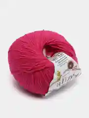 Вишнёвый пряжа Alize Cotton Gold Hobby New, 50 г