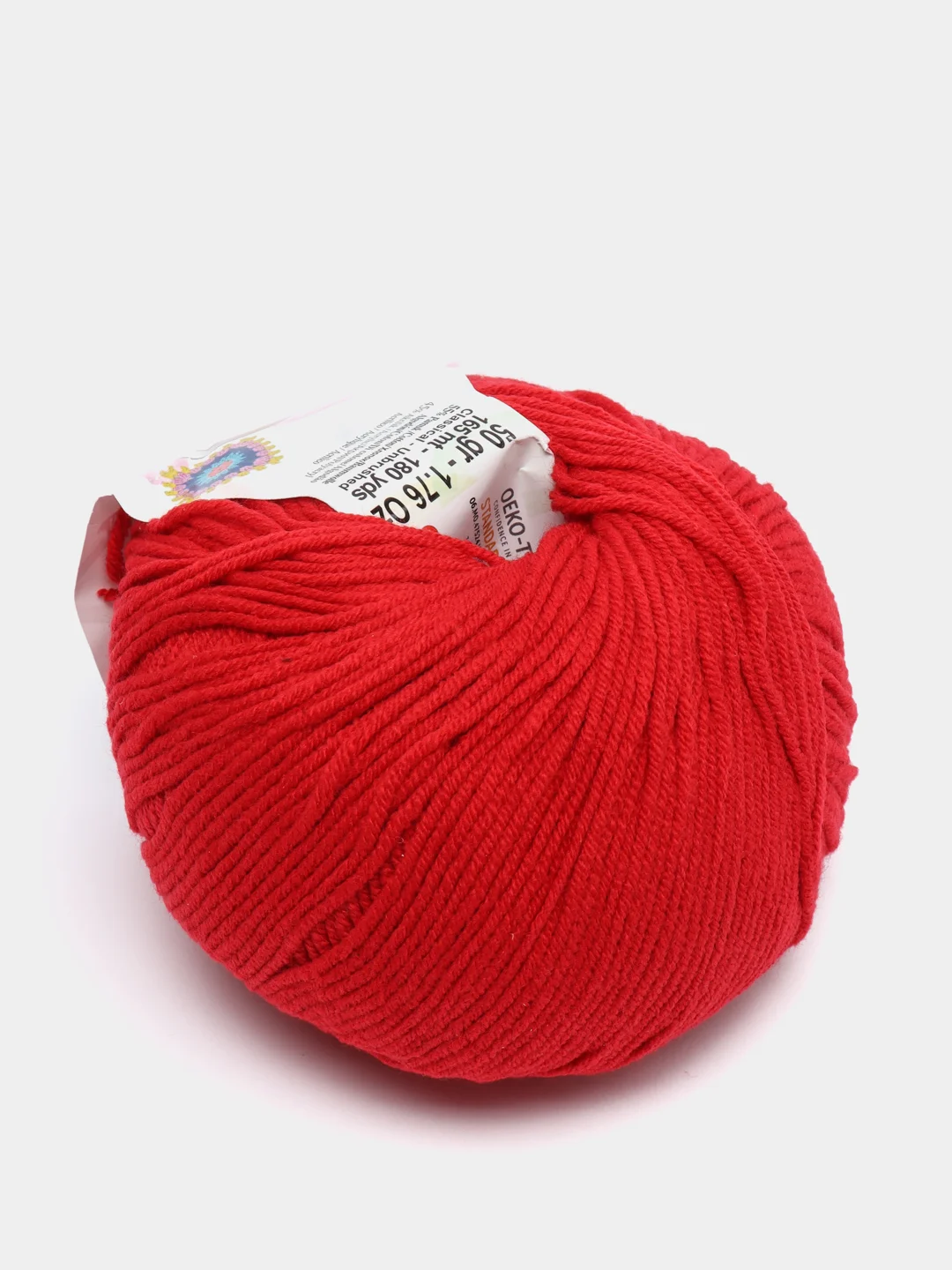Красный пряжа Alize Cotton Gold Hobby New, 50 г