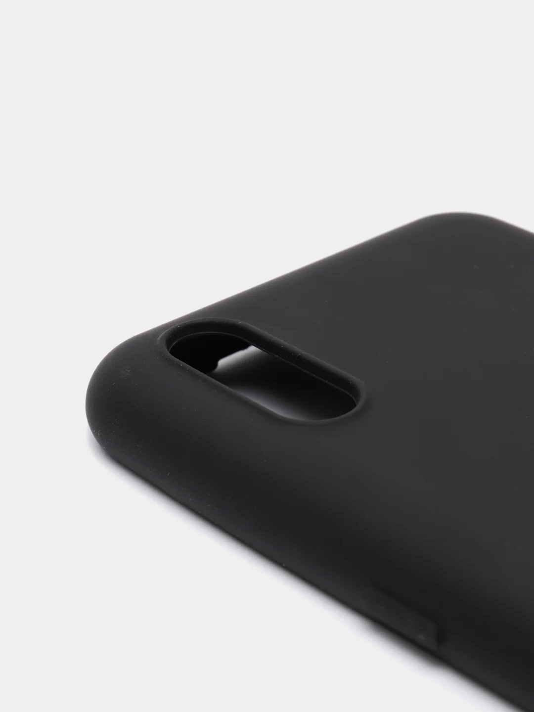 Черный чехол Samsung Galaxy M01 с микрофиброй