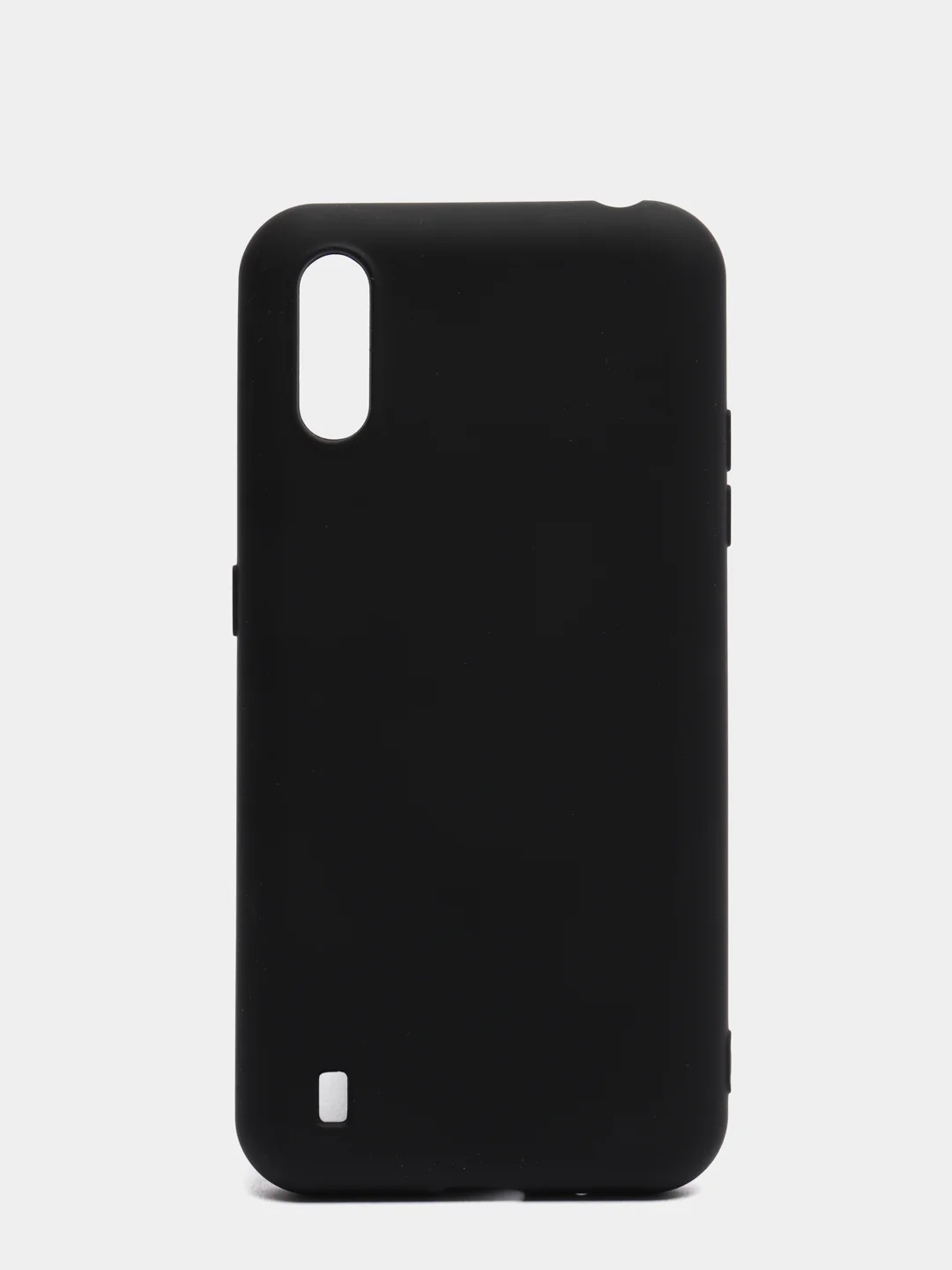Черный чехол Samsung Galaxy M01 с микрофиброй