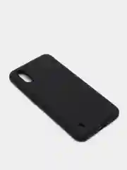 Черный чехол Samsung Galaxy M01 с микрофиброй
