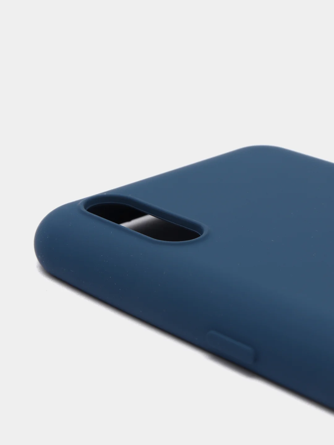 Синий чехол Samsung Galaxy M01 с микрофиброй