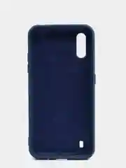 Синий чехол Samsung Galaxy M01 с микрофиброй