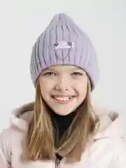 Лавандовый шапка бини Minzy limited
