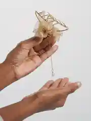 Золотой заколка - краб