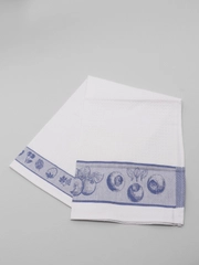 Полотенце Жаккард жак "Черника синий", 240 г/кв.м, 45 х 65 см