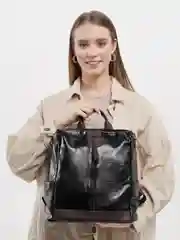 Черный рюкзак женский повседневный