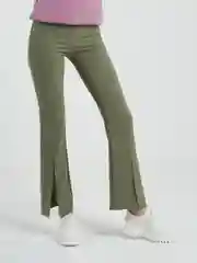 Зеленый брюки женские клеш