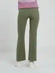 Зеленый брюки женские клеш