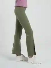 Зеленый брюки женские клеш