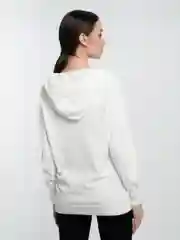 Белый свитер С КАПЮШОНОМ