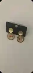 Мятный серьги