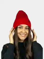 Женские шапки с отворотом