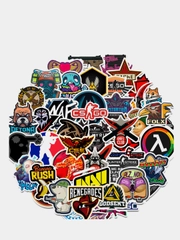 Стикеры КС ГО, CS GO, стикерпак, наклейки, 50 шт