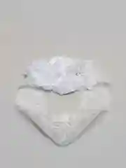 Белый детская повязка для волос на голову