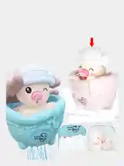 Небесно-голубой игрушка для купания "Свинка"