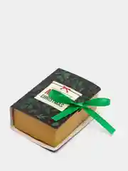 Лесной зеленый самосборная коробка в виде книги