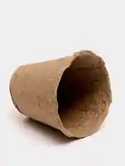 Горшок торфяной, круглый, 80 х 80 мм