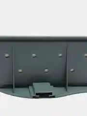 Тёмно-зелёный полка с крючками для полотенец, пластик 4,5 x 7 x 42 см, 4 цвета