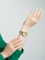 Золотой женские наручные часы с Эйфелевой башней