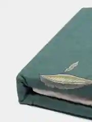 Тёмно-зелёный комплект постельного белья ЕВРО