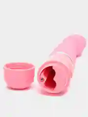 Розовый вибратор силиконовый, 10 режимов