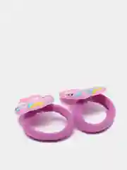 Лимонный резинки для волос мультяшные "Hello kitty - Хелло Китти" и "Единорог"