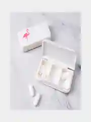 Желтый контейнер для таблеток, трехдневная таблетница