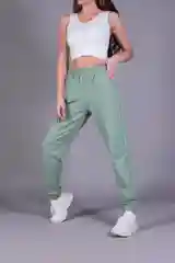 Женские спортивные штаны на резинке, брюки мятного цвета