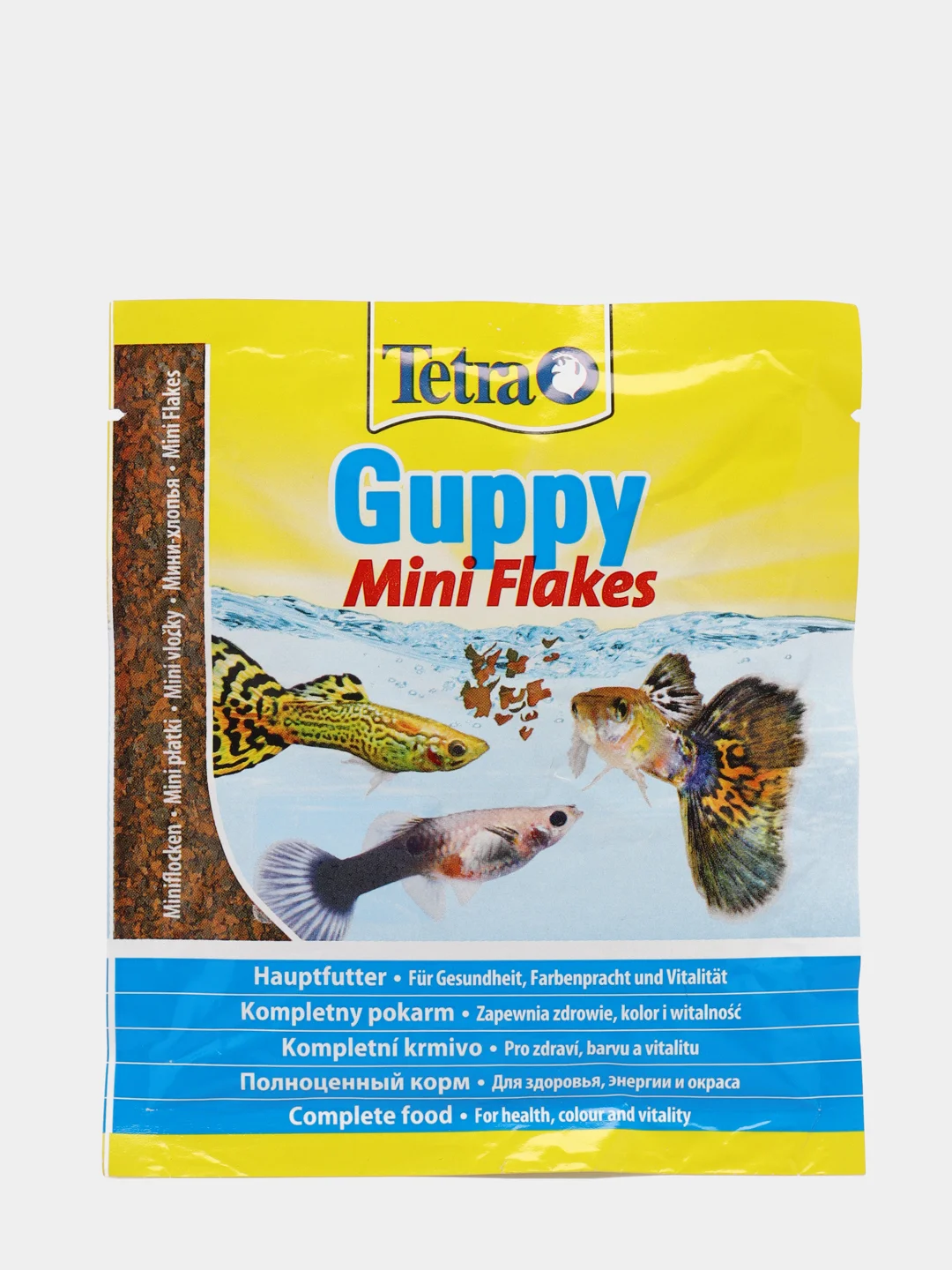 Tetra Guppy Mini Flakes корм в хлопьях для гуппи, 12 г