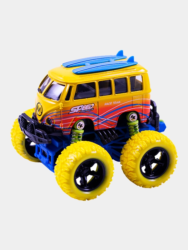 Машинка инерционная металлическая, полный привод, Jumbo bus
