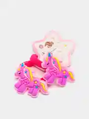 Лавандовый резинки для волос мультяшные "Hello kitty - Хелло Китти" и "Единорог"