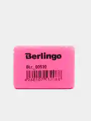 Розовый ластик Berlingo Hyper, прямоугольный, 35*25*8 мм, разные цвета