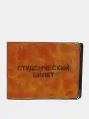 Светло-оранжевый обложка для студенческого билета, цвет на выбор