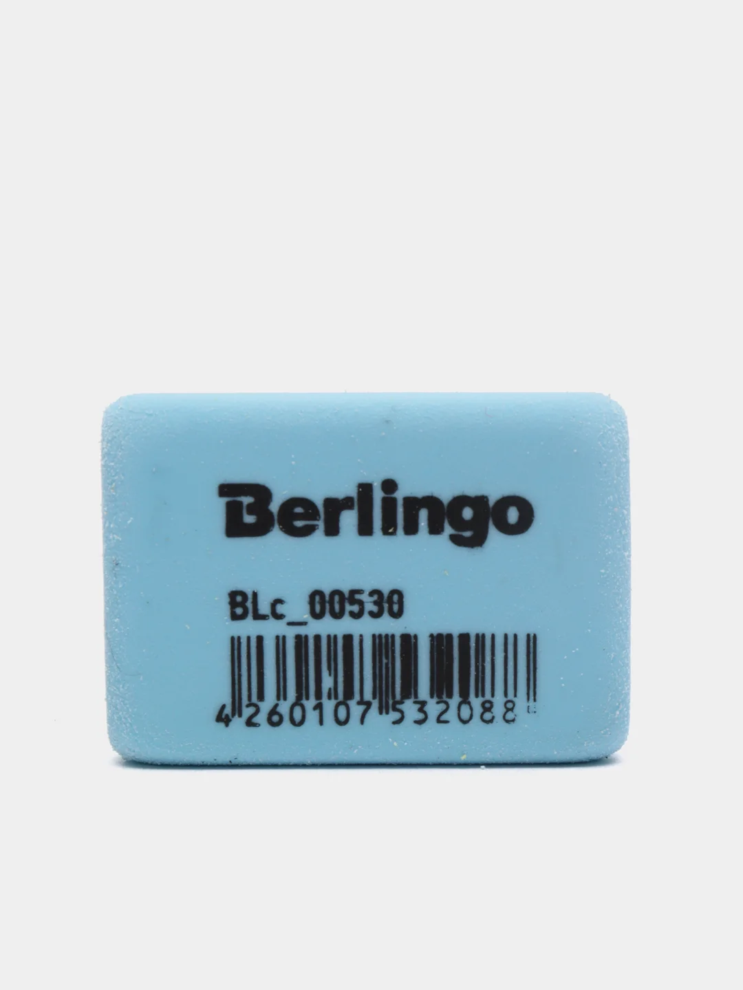 Небесно-голубой ластик Berlingo Hyper, прямоугольный, 35*25*8 мм, разные цвета