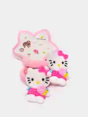 Сиреневый резинки для волос мультяшные "Hello kitty - Хелло Китти" и "Единорог"