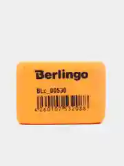 Оранжевый ластик Berlingo Hyper, прямоугольный, 35*25*8 мм, разные цвета