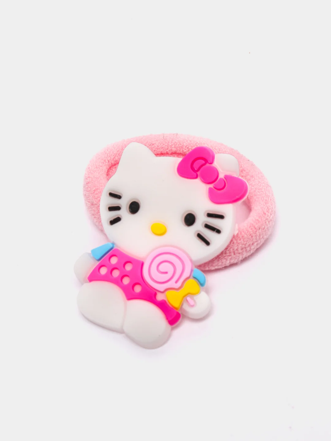 Сиреневый резинки для волос мультяшные "Hello kitty - Хелло Китти" и "Единорог"