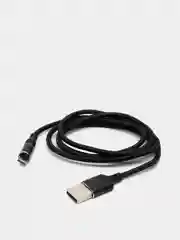 Черный usb-кабель магнитный Twitch 2.1 A, type-c, lightning