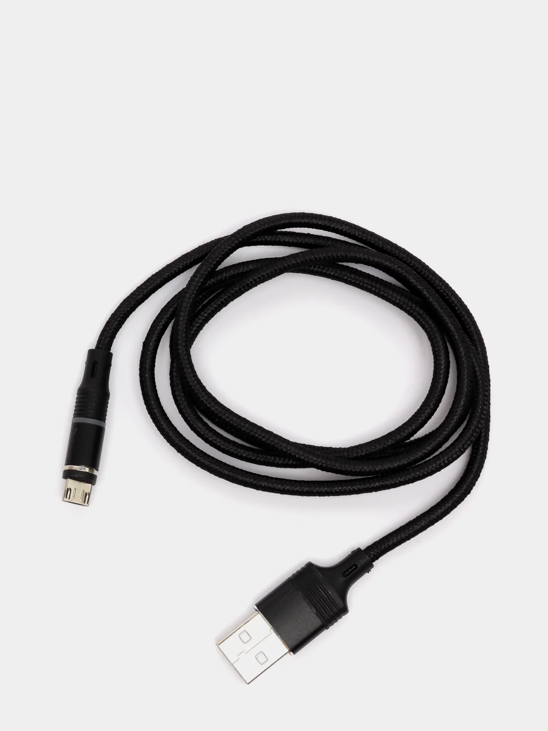 Черный usb-кабель магнитный Twitch 2.1 A, type-c, lightning