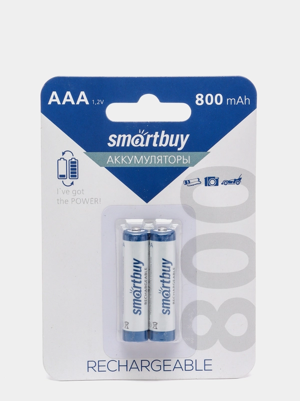 Аккумуляторы ААА Smartbuy Ni-MH, мизинчиковые аккумуляторные батарейки