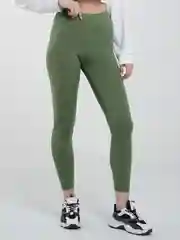 Зеленый женские спортивные легинсы, лосины