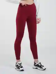 Бордовый женские спортивные легинсы, лосины