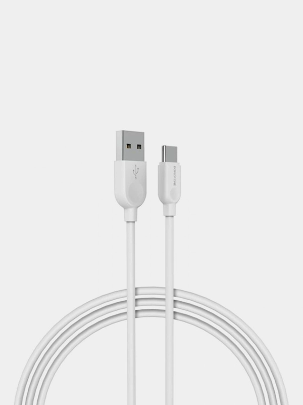 Кабель зарядный Borofone BX14 Type-C для android до 2,4 А 1/2/3 метра