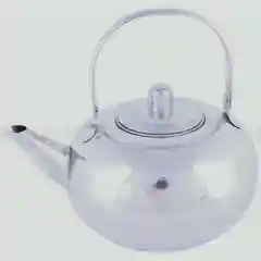 Чайник заварочный хромированный с ситечком внутри, 1.2 л