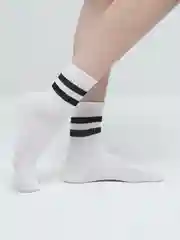 Носки длинные с полоской