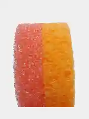 Красный губка фигурная,  двусторонняя, массажная для тела, бани, душа
