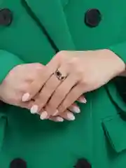 Серебряный кольцо покерное в стиле панк