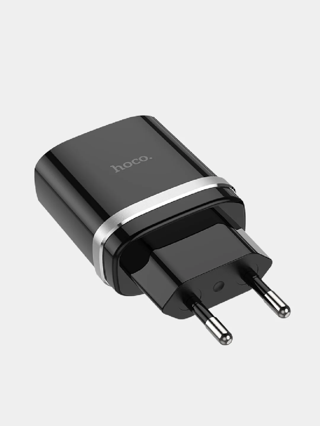 Белый сетевое зарядное устройство 18 W, Блок питания QC 3.0, Быстрая зарядка USB, Hoco C12Q