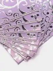 Лавандовый свадебное приглашение в открытке, по 10 штук, 10 x 14,5 см